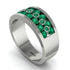 Emerald Eternal Harmony Wedding Ring - Carmen No. 21 image 2
