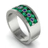 Emerald Eternal Harmony Wedding Ring - Carmen No. 66 image 3