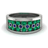 Emerald Eternal Harmony Wedding Ring - Carmen No. 66 image 1
