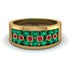 Emerald Eternal Harmony Wedding Ring - Carmen No. 49 image 1