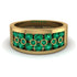 Emerald Eternal Harmony Wedding Ring - Carmen No. 19 image 1