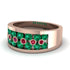 Emerald Eternal Harmony Wedding Ring - Carmen No. 50 image 3