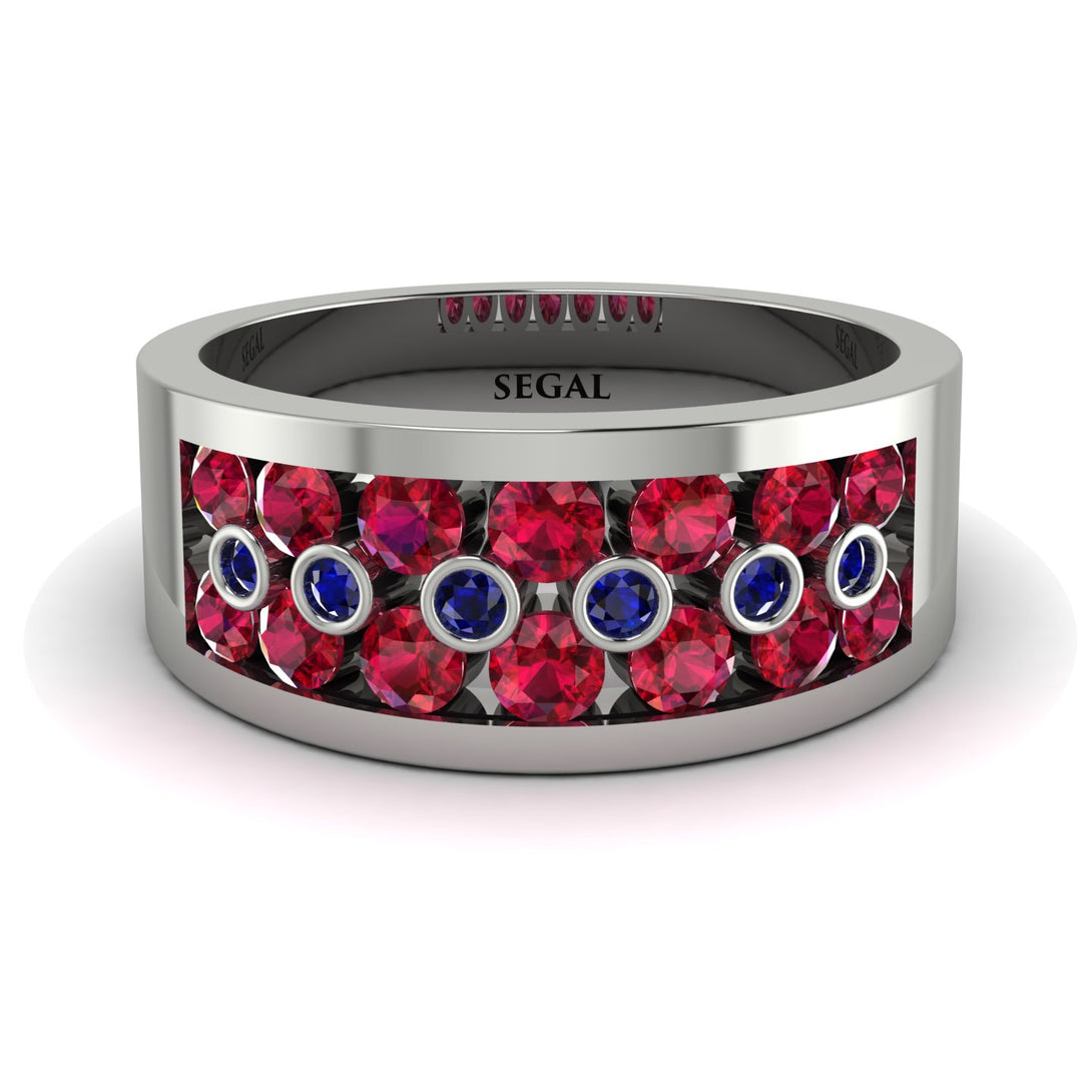 Ruby Eternal Harmony Wedding Ring - Carmen No. 72