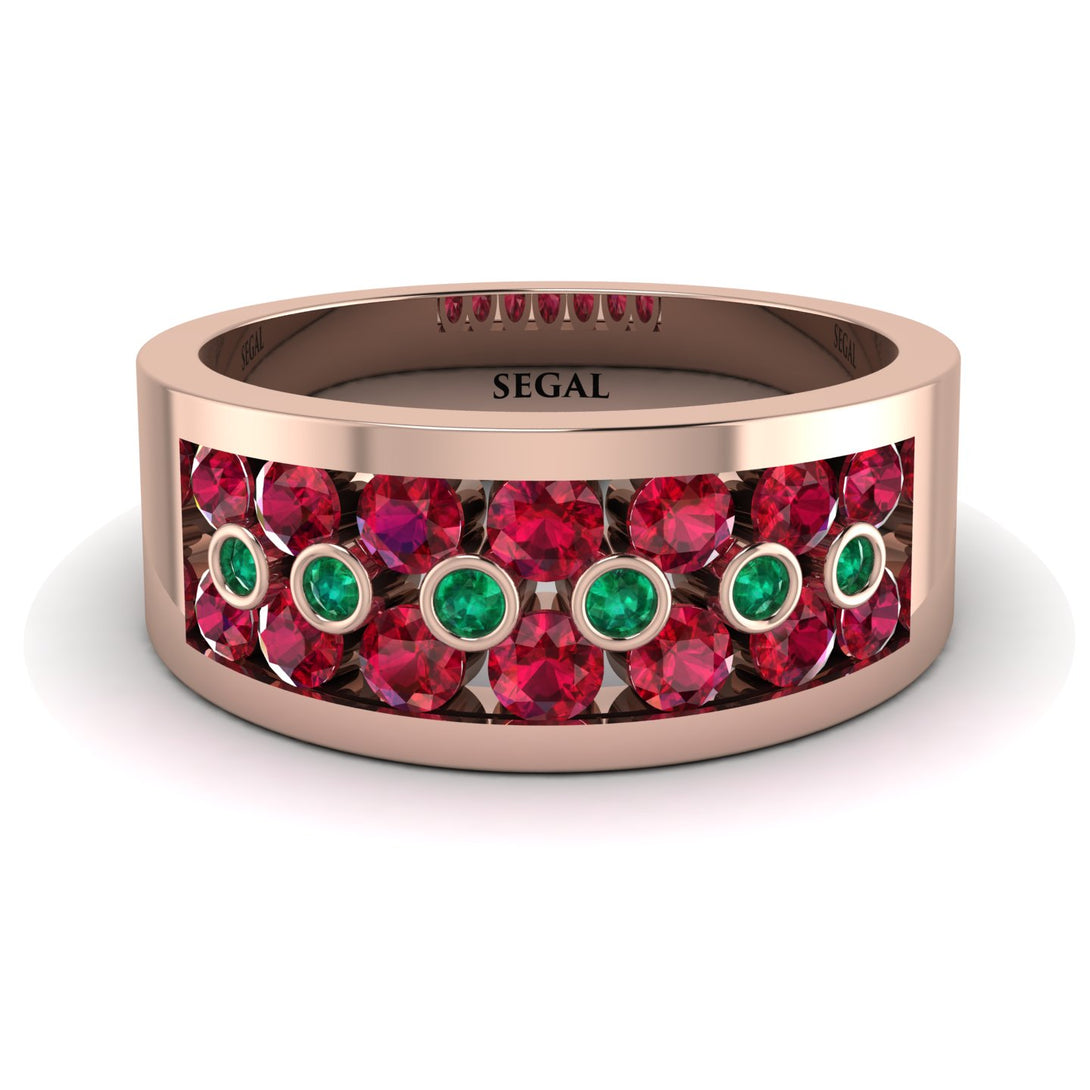 Ruby Eternal Harmony Wedding Ring - Carmen No. 26