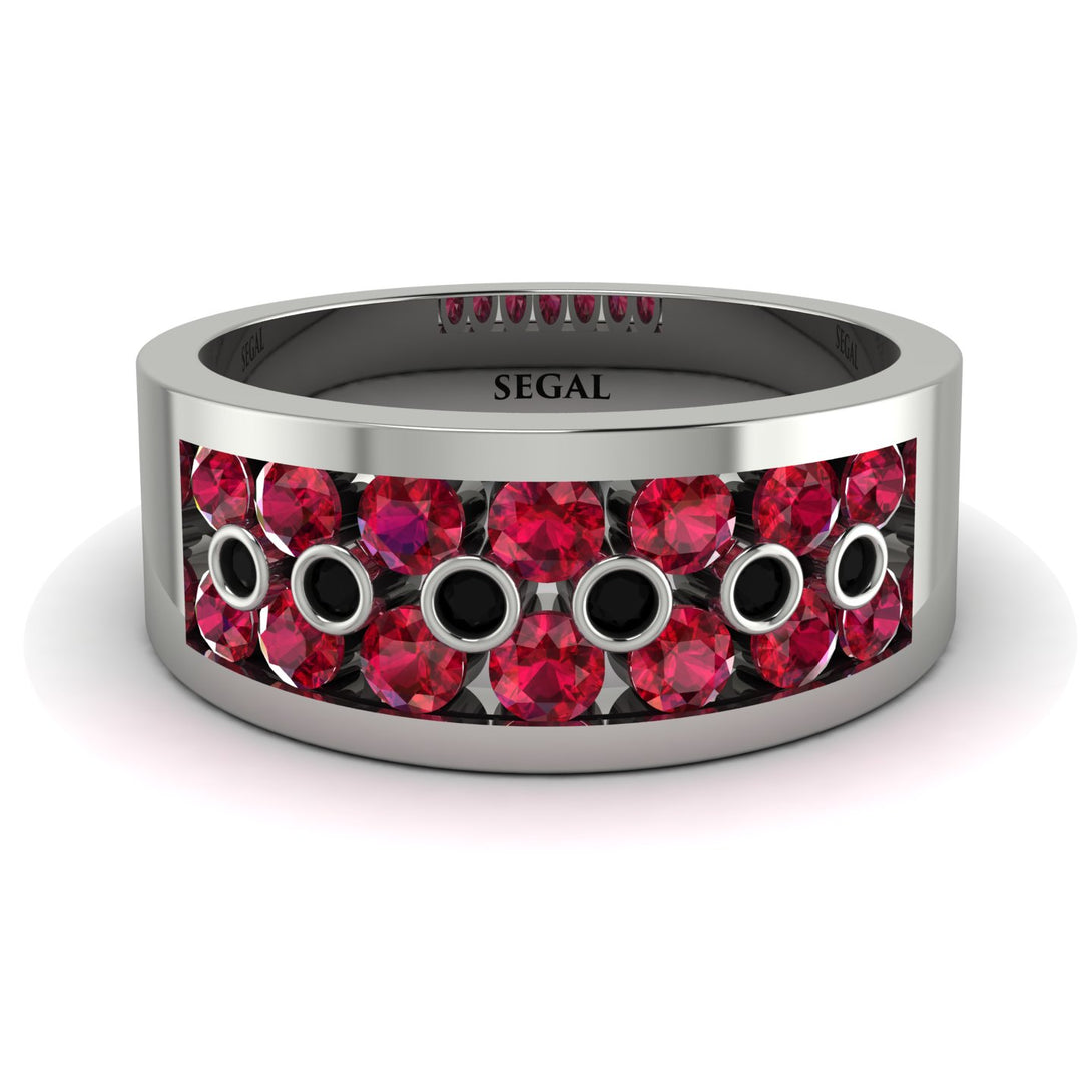Ruby Eternal Harmony Wedding Ring - Carmen No. 42