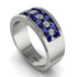 Sapphire Eternal Harmony Wedding Ring - Carmen No. 15 image 2