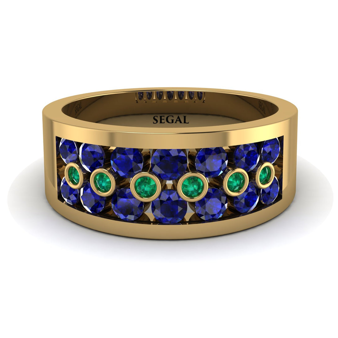 Sapphire Eternal Harmony Wedding Ring - Carmen No. 28