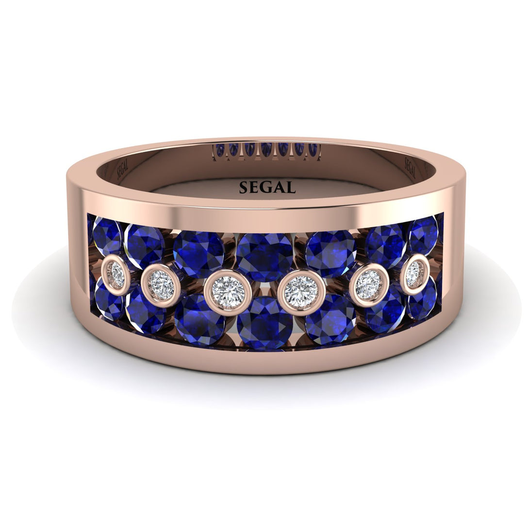 Sapphire Eternal Harmony Wedding Ring - Carmen No. 14