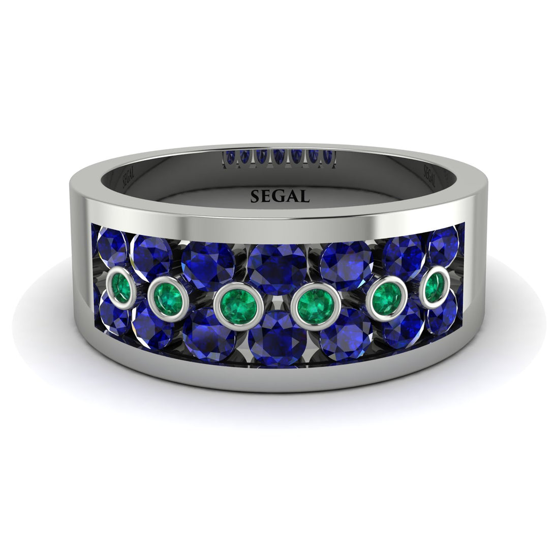 Sapphire Eternal Harmony Wedding Ring - Carmen No. 30