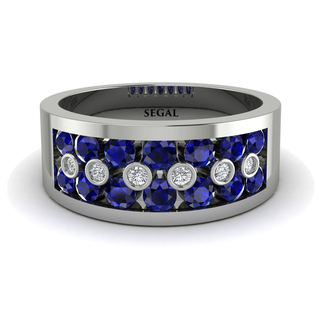 Sapphire Eternal Harmony Wedding Ring - Carmen No. 15