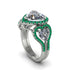 Diamond Eternal Heartbeat Engagement Ring - Aylin No. 18 image 2
