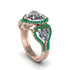 Diamond Eternal Heartbeat Engagement Ring - Aylin No. 17 image 2
