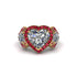Diamond Eternal Heartbeat Engagement Ring - Aylin No. 46 image 3