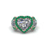 Diamond Eternal Heartbeat Engagement Ring - Aylin No. 17 image 3