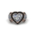 Diamond Eternal Heartbeat Engagement Ring - Aylin No. 32 image 3