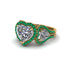 Diamond Eternal Heartbeat Engagement Ring - Aylin No. 16 image 1