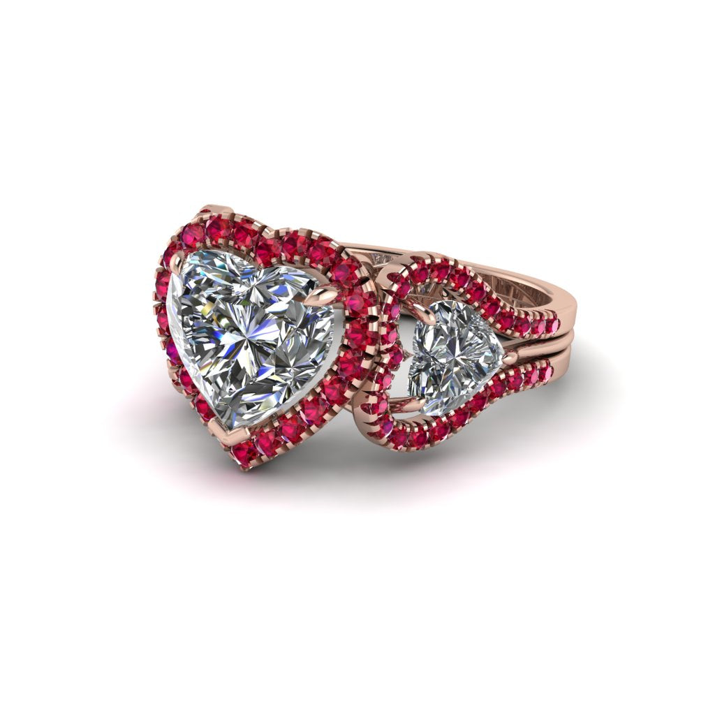 Diamond Eternal Heartbeat Engagement Ring - Aylin No. 47