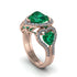 Emerald Eternal Heartbeat Engagement Ring - Aylin No. 5 image 2