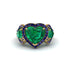 Emerald Eternal Heartbeat Engagement Ring - Aylin No. 64 image 3