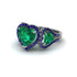 Emerald Eternal Heartbeat Engagement Ring - Aylin No. 66 image 1
