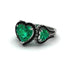 Emerald Eternal Heartbeat Engagement Ring - Aylin No. 36 image 1