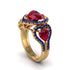 Ruby Eternal Heartbeat Engagement Ring - Aylin No. 70 image 2
