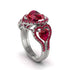 Ruby Eternal Heartbeat Engagement Ring - Aylin No. 57 image 2