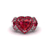 Ruby Eternal Heartbeat Engagement Ring - Aylin No. 57 image 3