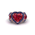 Ruby Eternal Heartbeat Engagement Ring - Aylin No. 71 image 3