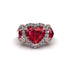 Ruby Eternal Heartbeat Engagement Ring - Aylin No. 11 image 3