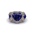 Sapphire Eternal Heartbeat Engagement Ring - Aylin No. 14 image 3