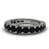 Black Diamond Eternal Love Wedding Ring - Anaya No. 9 image 2