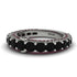 Black Diamond Eternal Love Wedding Ring - Anaya No. 54 image 2