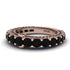 Black Diamond Eternal Love Wedding Ring - Anaya No. 68 image 2