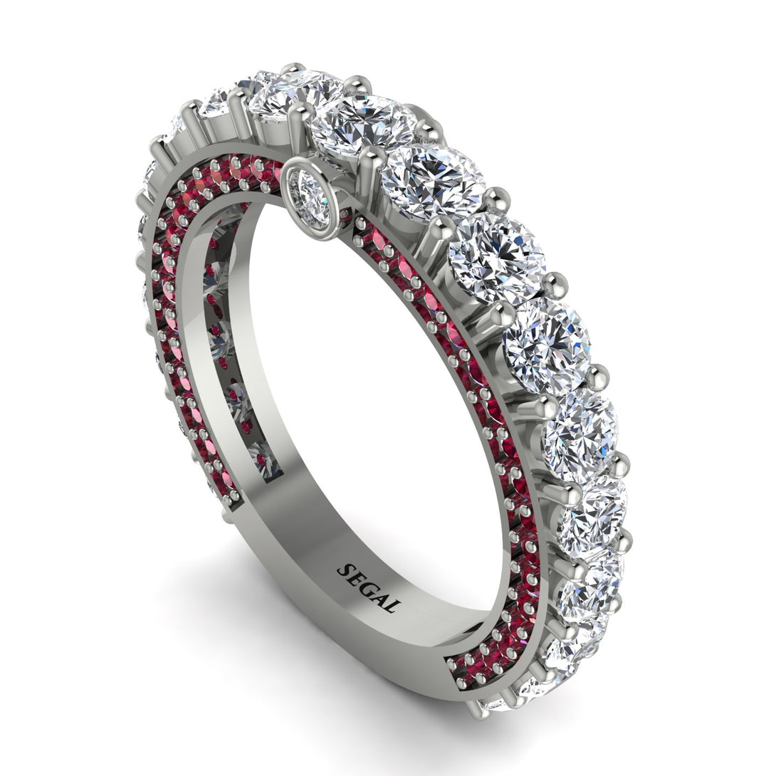 Diamond Eternal Love Wedding Ring - Anaya No. 48