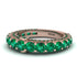 Emerald Eternal Love Wedding Ring - Anaya No. 20 image 2