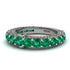 Emerald Eternal Love Wedding Ring - Anaya No. 6 image 2