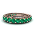 Emerald Eternal Love Wedding Ring - Anaya No. 35 image 2
