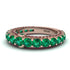 Emerald Eternal Love Wedding Ring - Anaya No. 50 image 2