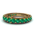 Emerald Eternal Love Wedding Ring - Anaya No. 49 image 2