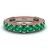 Emerald Eternal Love Wedding Ring - Anaya No. 5 image 3