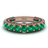 Emerald Eternal Love Wedding Ring - Anaya No. 35 image 3