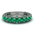 Emerald Eternal Love Wedding Ring - Anaya No. 21 image 3