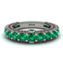 Emerald Eternal Love Wedding Ring - Anaya No. 51 image 3