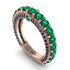 Emerald Eternal Love Wedding Ring - Anaya No. 65 image 1