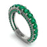 Emerald Eternal Love Wedding Ring - Anaya No. 21 image 1