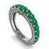 Emerald Eternal Love Wedding Ring - Anaya No. 6 image 1