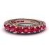 Ruby Eternal Love Wedding Ring - Anaya No. 71 image 2