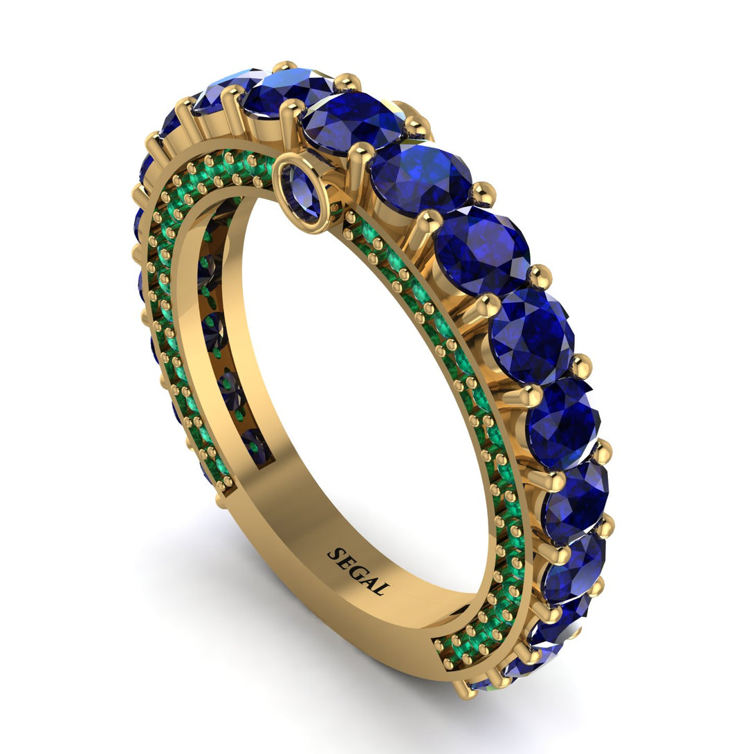 Sapphire Eternal Love Wedding Ring - Anaya No. 28