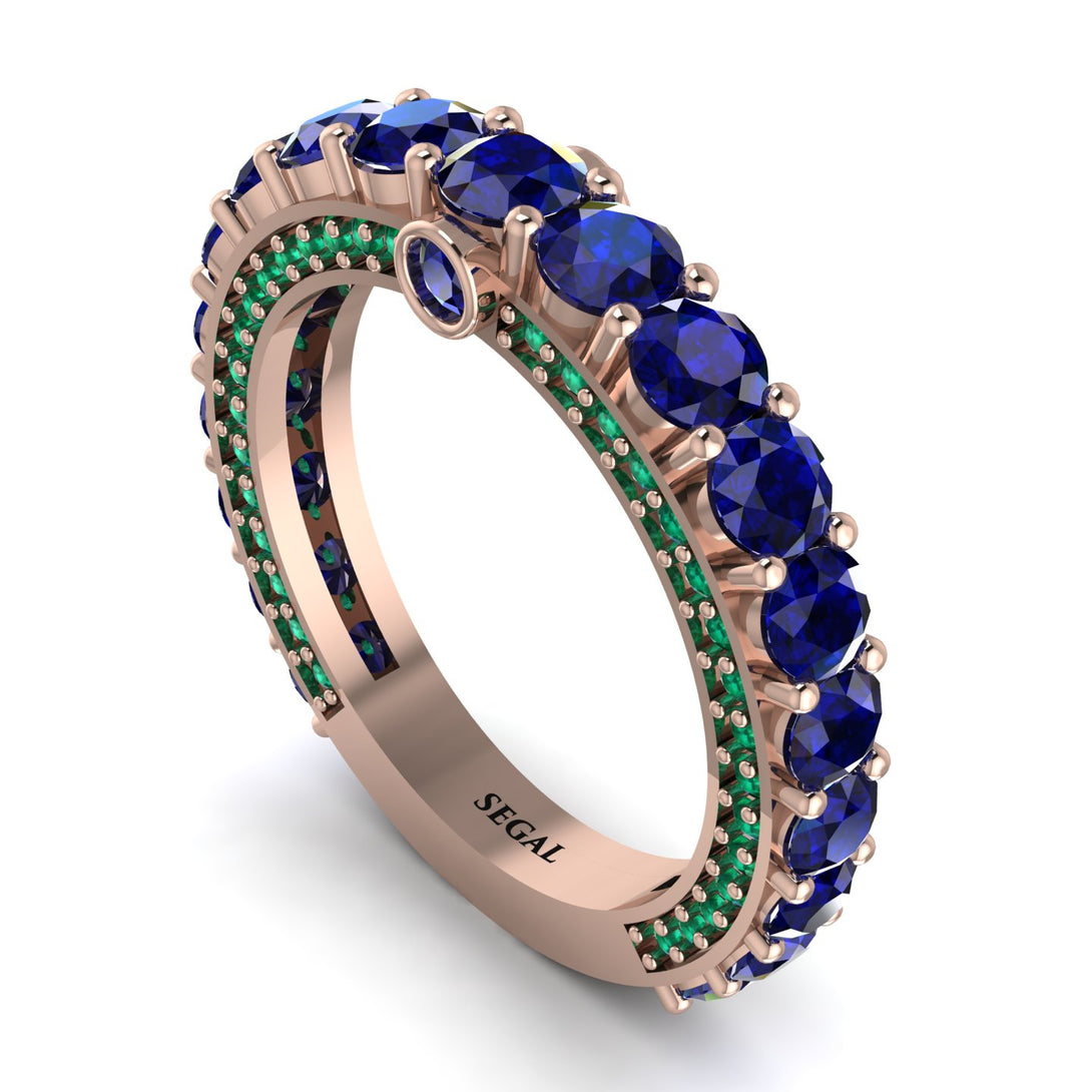 Sapphire Eternal Love Wedding Ring - Anaya No. 29
